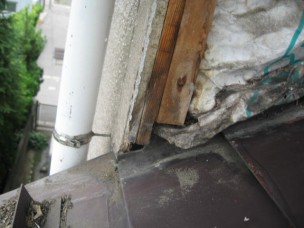 屋根・外壁の施行不良写真